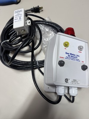 See Water OSA-05 Oil Smart Alarm Plug-and-Play 120VAC Single Phase Open Box