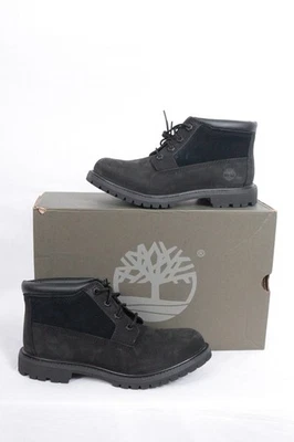 Timberland Nellie Chukka Bottines Nubuck Noir Femme - Photo 1/4