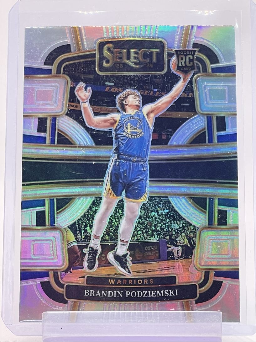 BRANDIN PODZIEMSKI 2023-24 SELECT CONCOURSE ROOKIE SILVER WARRIORS RC Q6412