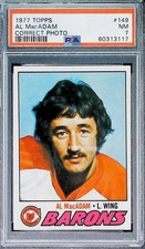 1977-78 Topps Hockey Al Macadam Barons #111 PSA 7 NM Trading Card
