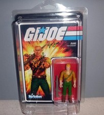 GI JOE ReAction Super 7 Figure DUKE Animated Series Signed Michael Bell COA MIP