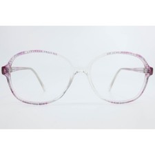 Canny Vision Gladys Eyeglasses Clear Lilac Purple Round Frame 54-18-140 Eyewear