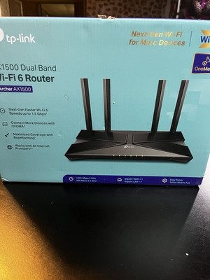 TP-LINK Archer AX1500 1.5 Gbps Wi-Fi 6 Dual-Band Wireless Router