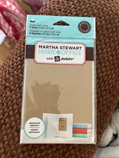 Martha Stewart Home Office with Avery Brown Kraft Labels 3 3/4 x 5 3/16 6 ct NEW