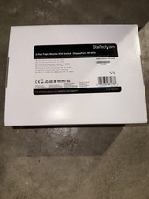 NEW STARTECH SV231QDPU34K 2-PORT Triple Monitor DISPLAYPORT USB3 4K KVM Switch