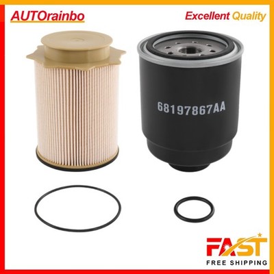 Diesel Fuel Filter Kit For Dodge Ram 6.7L Cummins 2500 3500 4500 5500 2013-2017