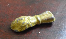 Old Metal Maybe Lead Hay or Straw Bale Figurine 1 1/4" Wide LOOK