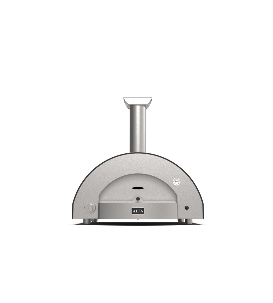 FORNO PIZZA A GAS ALFA "CLASSICO" COLORE NERO 4 PIZZE