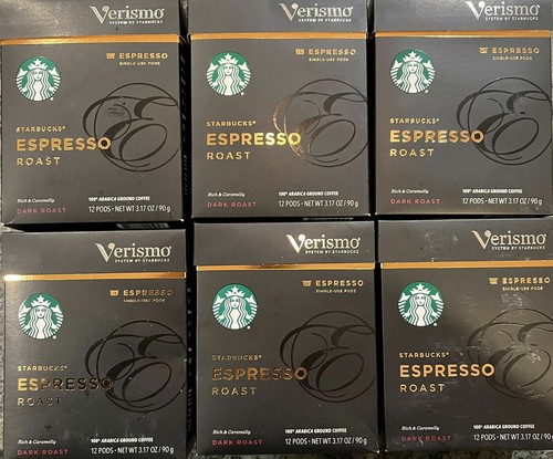 STARBUCKS Verismo Espresso Roast Dark 