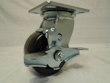 4" x 2" Swivel Caster Phenolic Wheel w/ Brake 800lb Tool Box