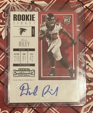 Duke Riley Autograph Auto Panini Contenders 2017 Rookie RC #158 Falcons