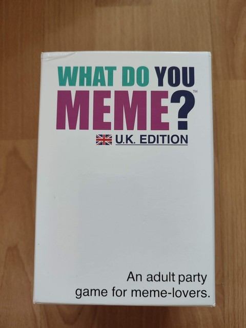 What Do You Meme? UK Edition Adult Party Card Game 3- 20+ Players 16 - Complete What Do You Meme? UK Edition Adult Party Card Game 3- 20+ Players 16 - Complete