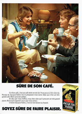 Advertising 018 1980 coffee ground nectar Jacques Vabre