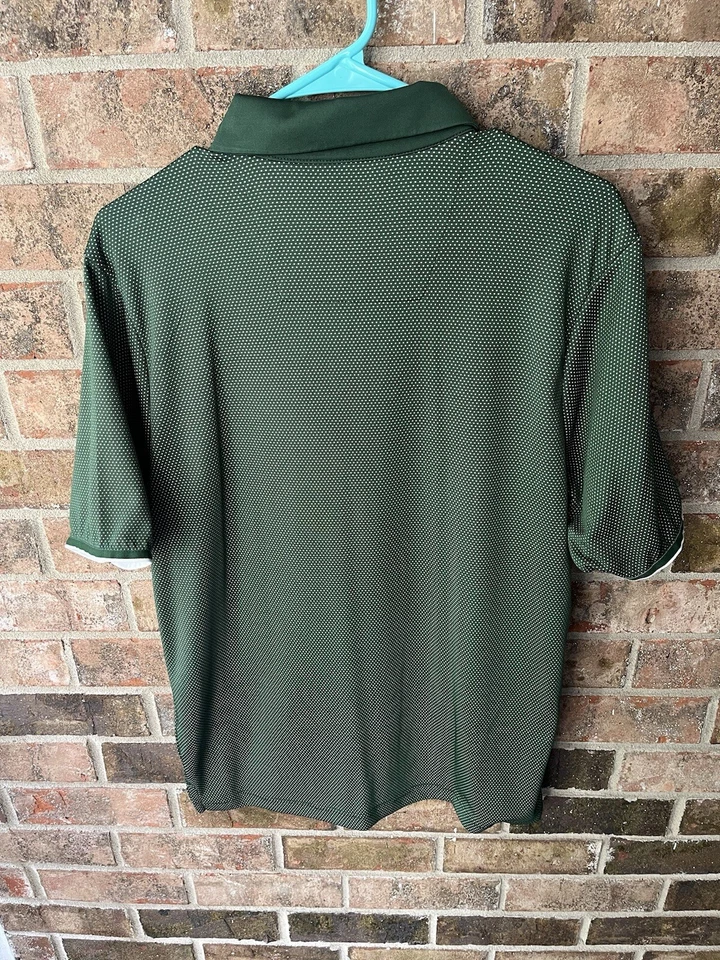 Camisa polo mediana Minnesota Wild Antigua a lunares verde Foto 2 de 4