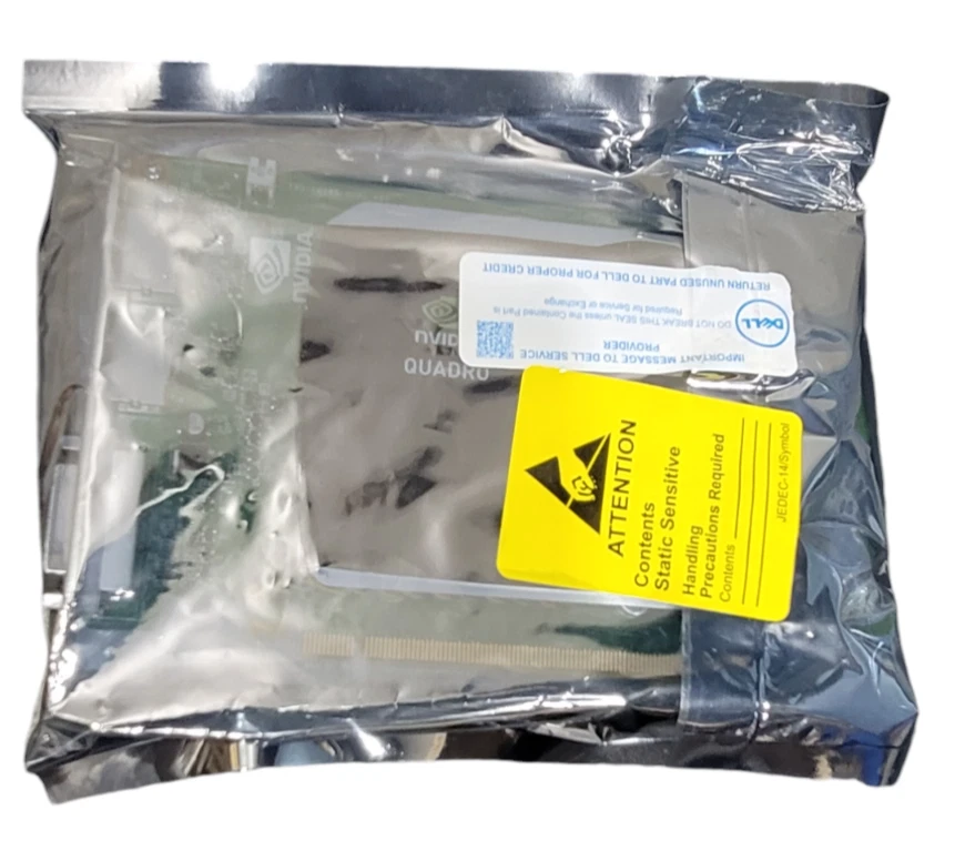 Dell NVIDIA Quadro FX 580 (R784K) 512 MB GDDR3 SDRAM PCI Graphic Card - Image 2 of 3