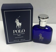 Polo Blue By Ralph Lauren Men 0.5 Oz/15 ML EDT Splash Mini Brand New in Box