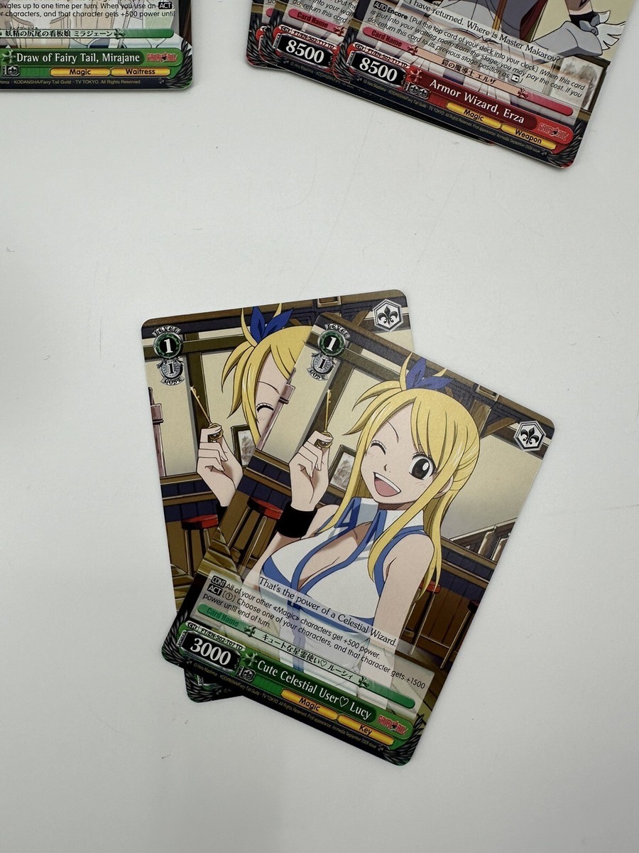 Weiss Schwarz Cute Celestial User Lucy Trial Deck TD Fairy Tail