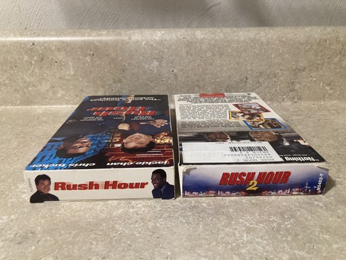 Rush Hour 1 & 2 VHS Bundle Tested Jackie Chan Chris Tucker - Picture 10 of 10