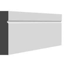 V-GROOVE 1 SQUARE MDF ARCHITRAVE - 15MM | 18MM | 25MM - PRIMED / UNPRIMED