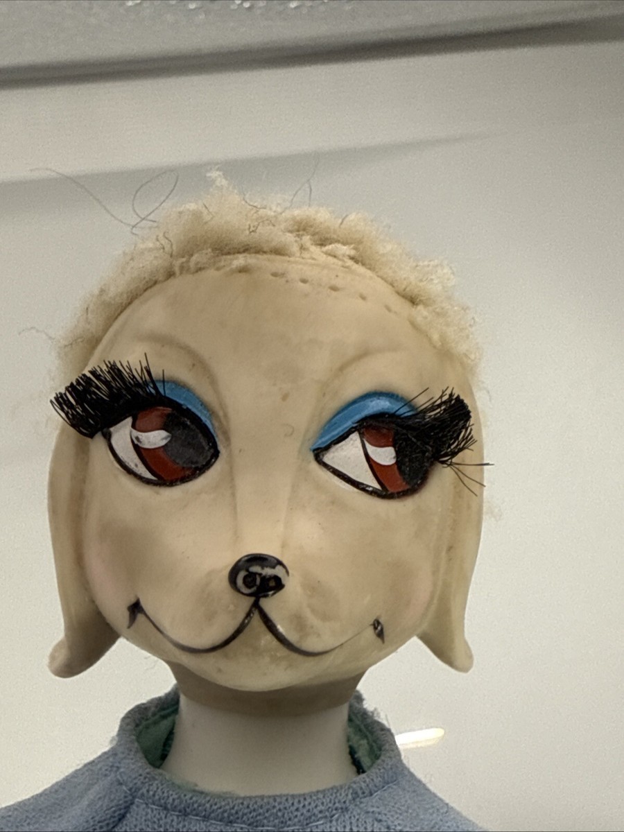 Vintage Hasbro Peteena Japan Doll Dog Pampered Pooch Poodle From