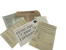 Smith-Corona Typewriter Manual 6E Original Typewriter Documents Ephemera Vtg thumbnail