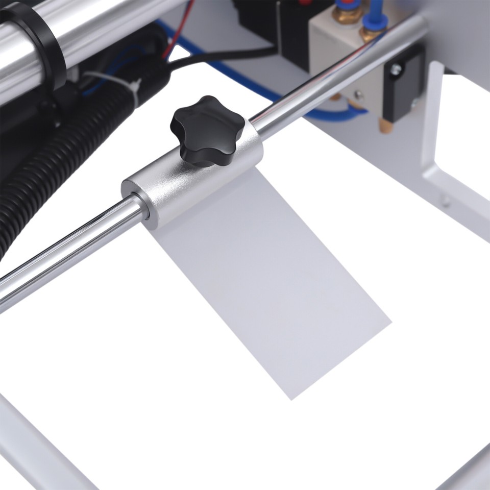 LT-190 300w Semi-Automatic Round Bottle Labeling Machine Emergency Stop ...