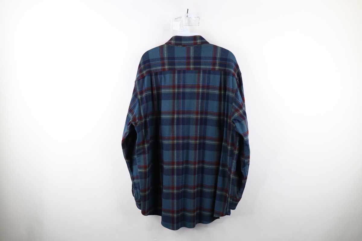 Vintage 90s Pendleton Mens Size Large Wool Board Button