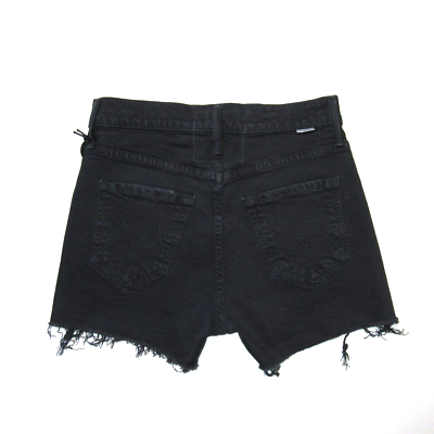 ◆THE MUSEUM VISITOR◆ LINE DAMAGED DENIM SHORTS BLACK 12336 THE MUSEUM VISITOR】LINE DAMAGED DENIM SHORTS (BLACK) パンツ
