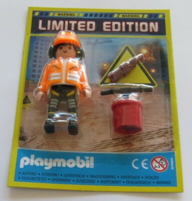 playmobil Limited Edition Mann Figur Sprengmeister Dynamit NEU OVP