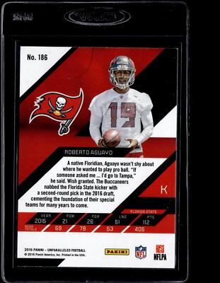 2016 Panini Unparalleled #186 Roberto Aguayo RC
