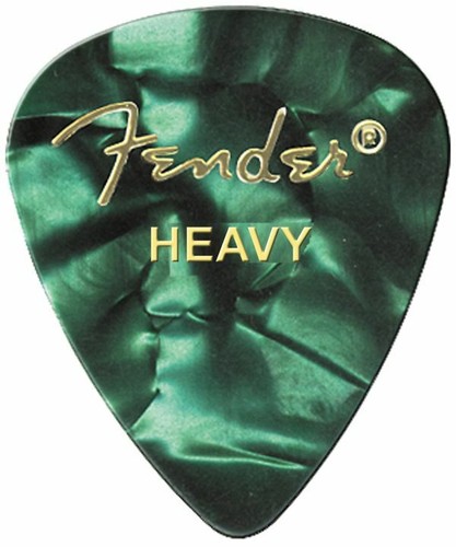 Set Of 3 x Fender 351 Shape Classic Celluloid Guitar Picks Inc. Leather Keyring! - Picture 5 of 6