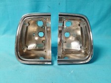 New For Mopar 1968 A-body Plymouth Barracuda Tail Light Chrome Housings New For Mopar 1968 A-body Plymouth Barracuda Tail Light Chrome Housings