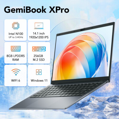 CHUWI-GemiBook XPro 14.1'' HD Display Laptop - Intel Alder Lake N100 8G 256G