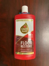Scotts LIQUID GOLD ~ QUICK & EASY Hardwood FLOOR RESTORE Renew & Protect 24oz