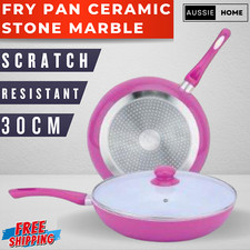 Kasa Frying Pan Cookware Frypan Stone Coated Free Induction Cookware Handle 30cm