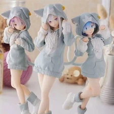 1PC Anime RE: ZERO Rem&Ram,Emilia Action Figure Model Collection Toy Cute Doll