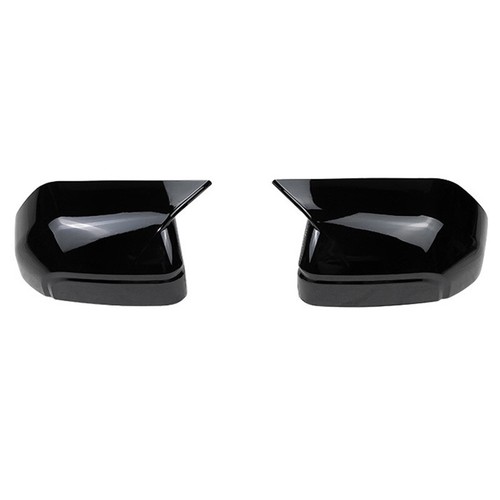 Glossy Black Ox Horn Rear View Mirror Covers For Honda Accord 2018-2021 | Pair, Direct Replacement