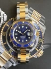 seiko nh35 JP custom watch 40mm sapphire automatic watch Blue Two Tone