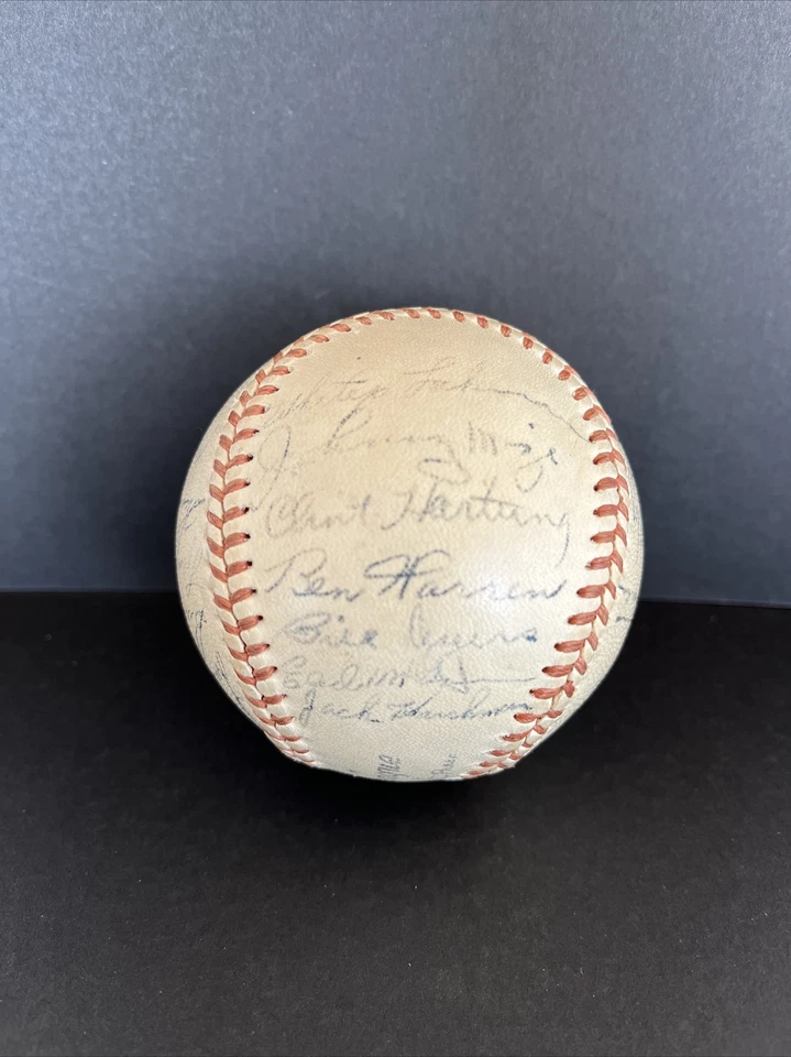1948 New York Giants Signed Baseball,Cooper,Gordon,Mize PSA/DNA 25 Autos,(B35) - Image 3 of 4