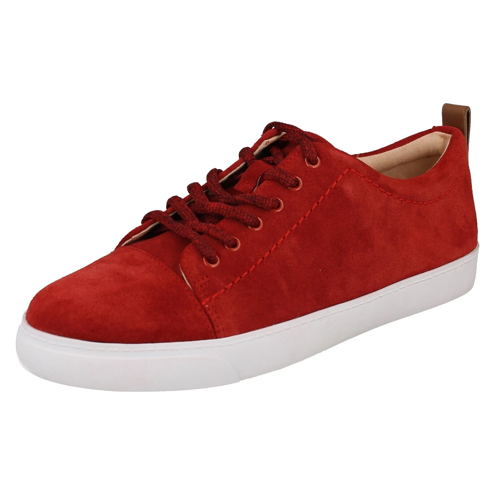 Clarks Leather Upper Lace Up Flats for Women