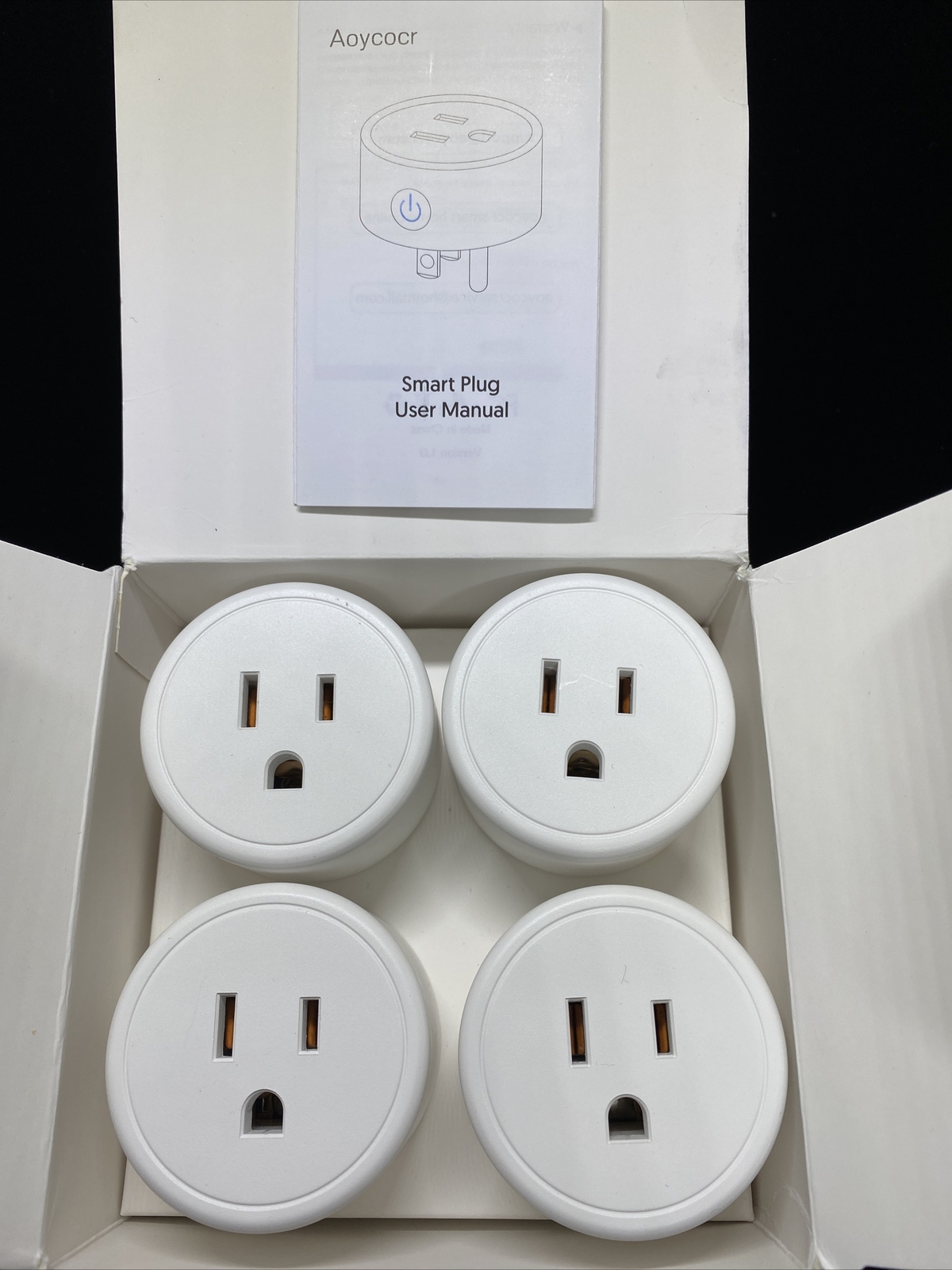 Smart Plug Mini Outlet works w/ Alexa & Google; NO HUB REQ'D; 4 Pack-image