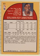 1990-91 NBA Hoops - #60 B.J. Armstrong (RC)