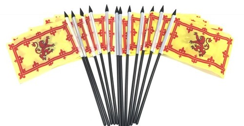 Paquete de 12 banderas de escritorio y mesa pequeña de poliéster rural de 4x6 pulgadas - Imagen 146 de 149