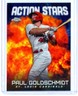 Paul Goldschmidt 2023 Topps Chrome ACTION STARS REFRACTOR INSERT ASC22 Cardinals