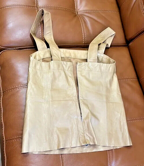 Ralph Lauren Black Label Lamb Leather Top SZ 2. MRSP $1869 | eBay