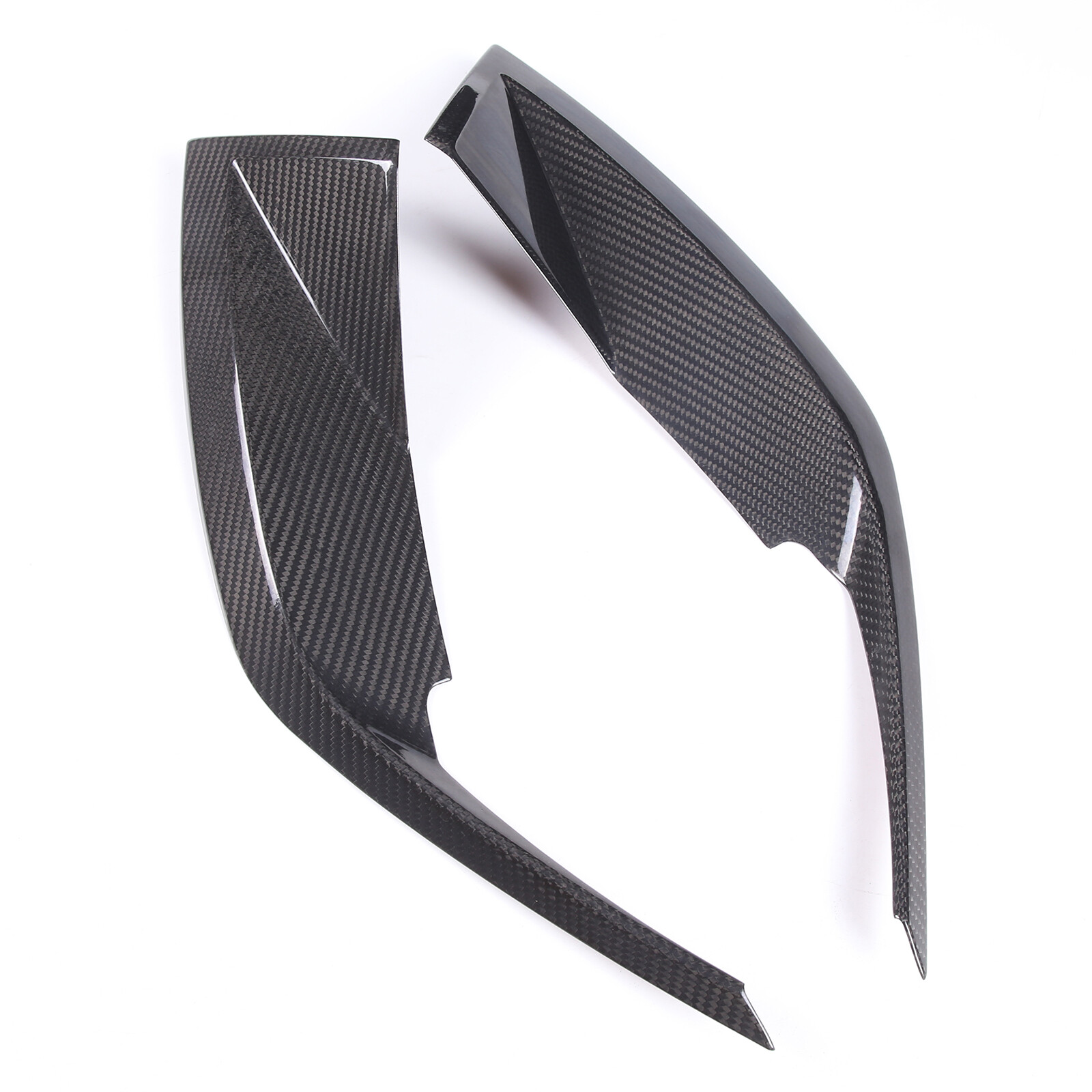 2PCS Real Carbon Fiber Rear Tail Light Cover Fit for Lamborghini URUS 2018-2022