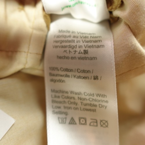 NWT J. Crew Pants Womens 27x30 Wide Leg Pockets Cotton Tan Business Work - Picture 6 of 14