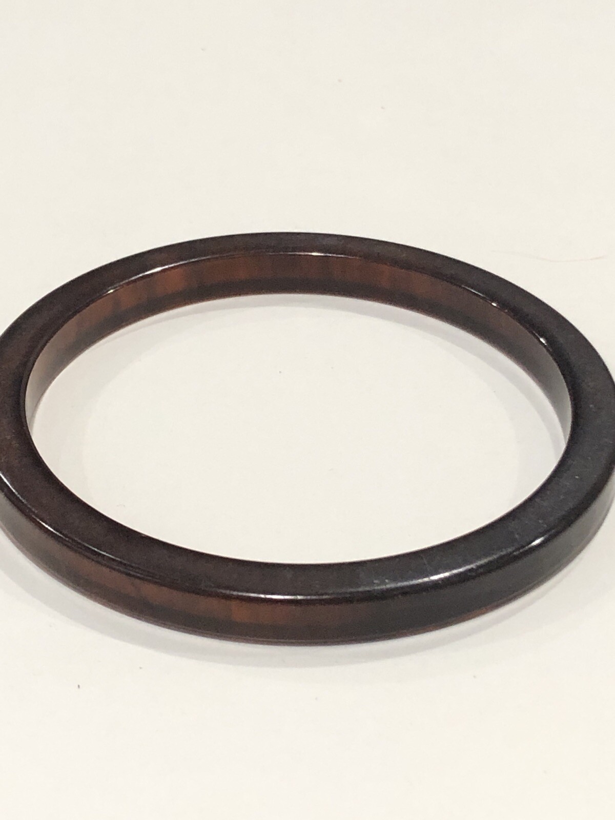 bakelite bangle vintage plastic costume bracelets 1/4 In By 2.5 In Rootbeer