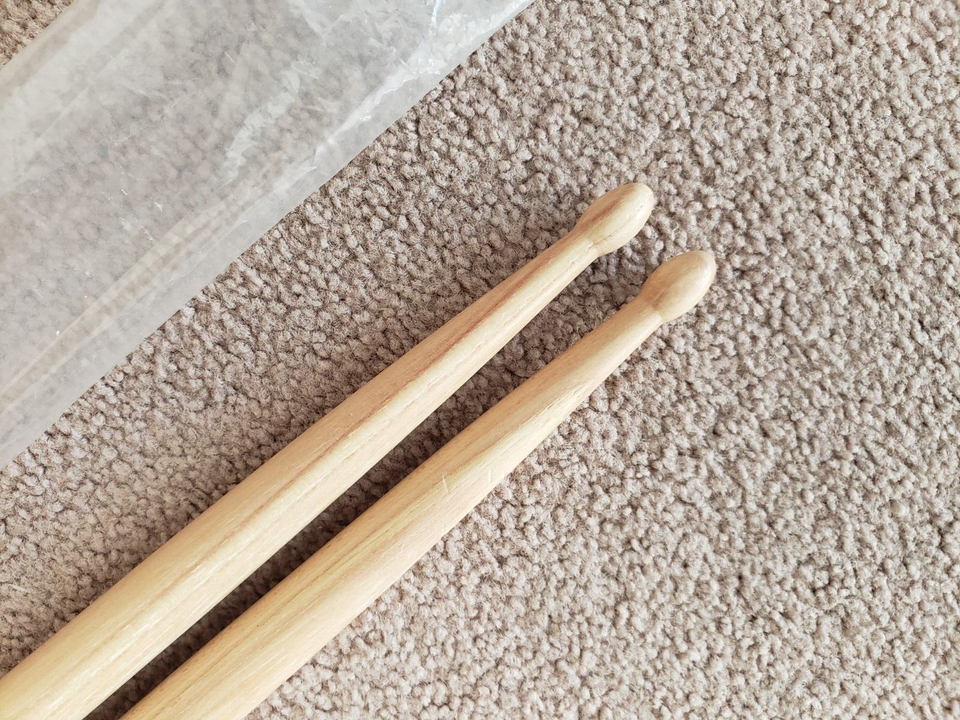 NEW "SILVERFOX" 5A Drum Sticks W/Decal Old New Stock Original's NEW