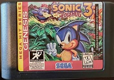 Sonic the Hedgehog 3 for Sega Genesis. Outstanding Play Great Price